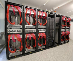 Photo of the multi-wafer BSS-1 system